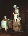 Die aufmerksame Krankenschwester Stillleben Jean Baptiste Simeon Chardin